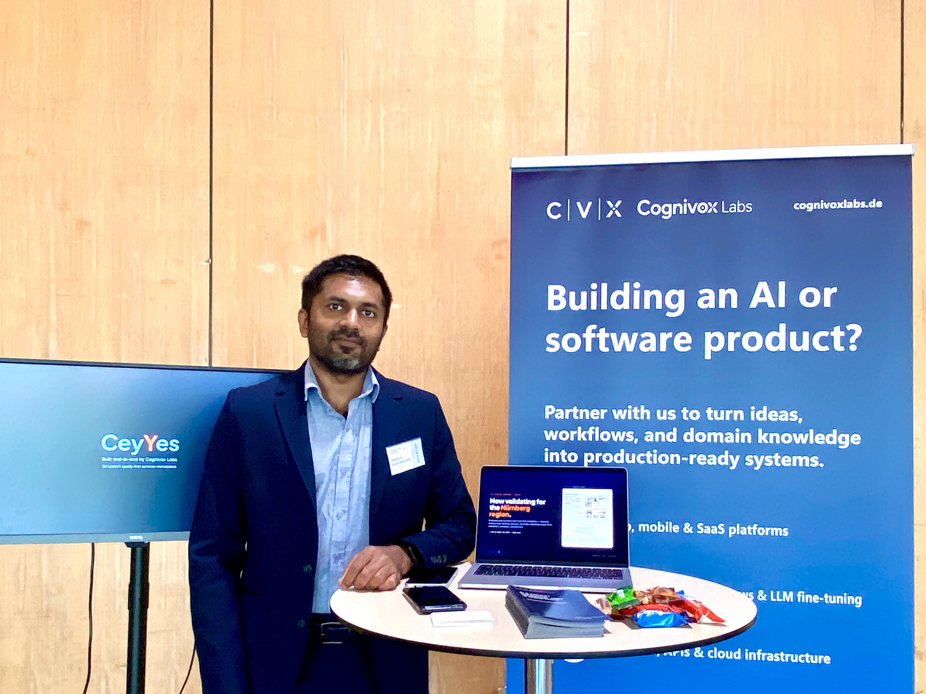 Cognivox Labs booth at Innovation Festival 2026