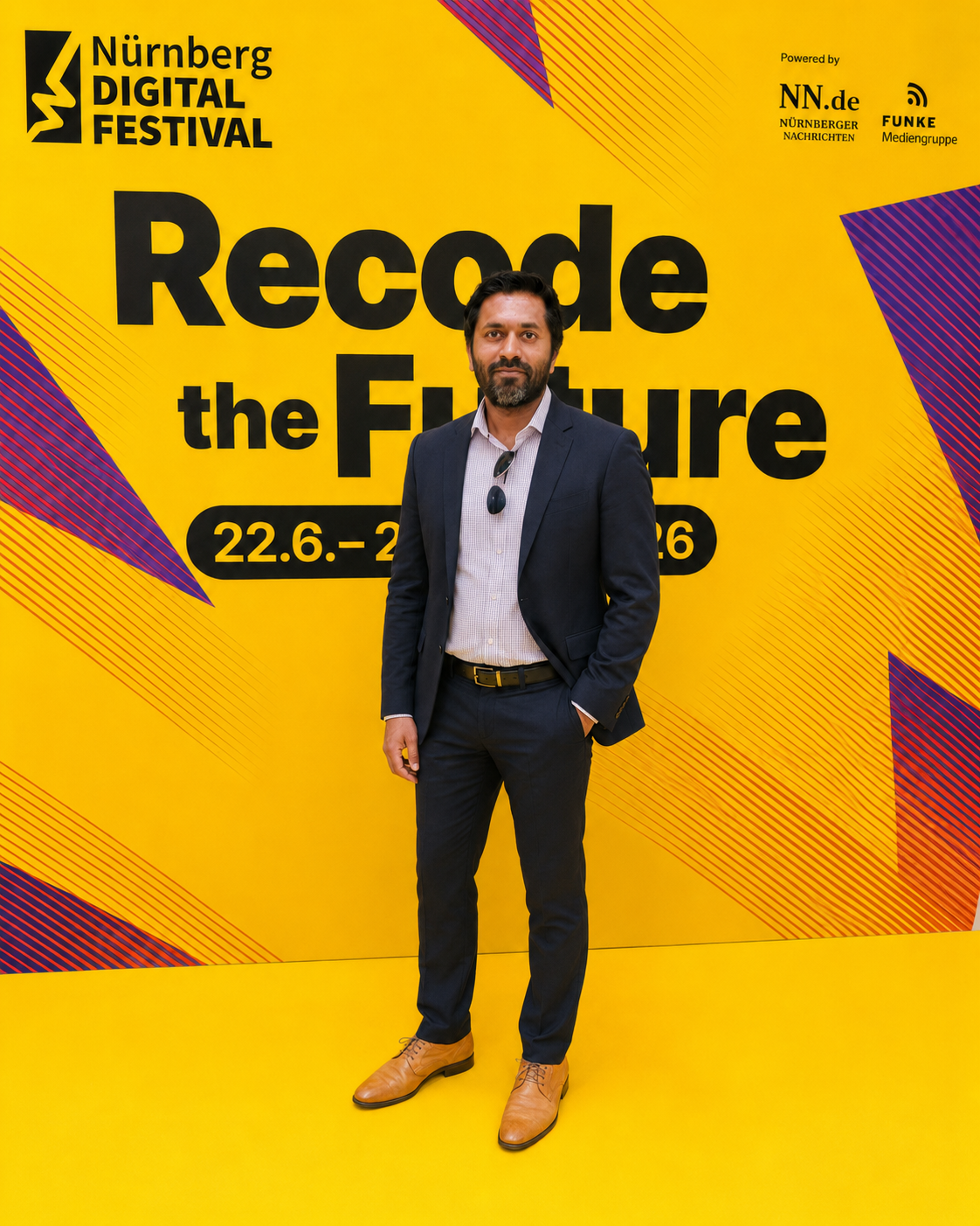 Cognivox Labs founder Shehan Samarasena at Nürnberg Digital Festival 2026